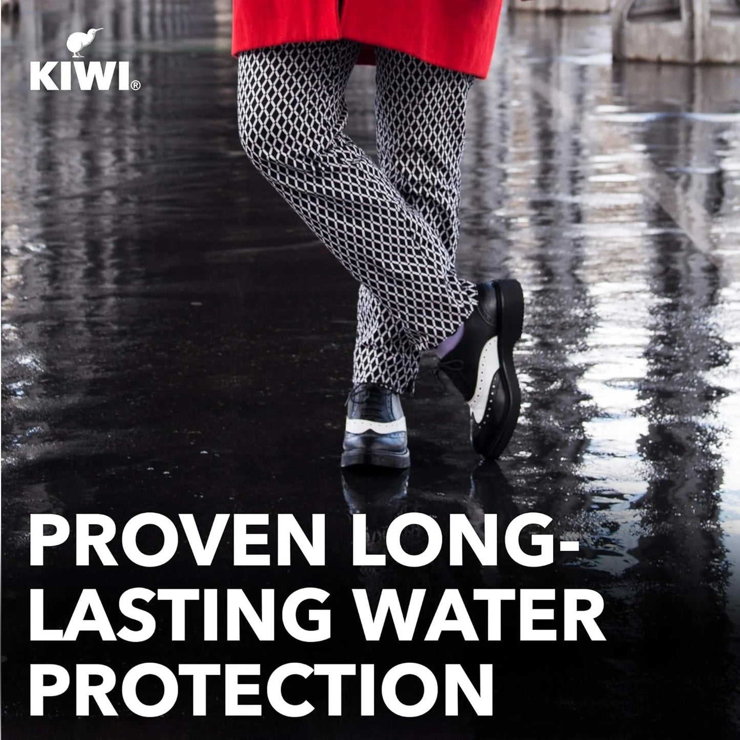 KIWI Shoe Polish, Black, 4.5 Ounce, 40g X Pack of 4