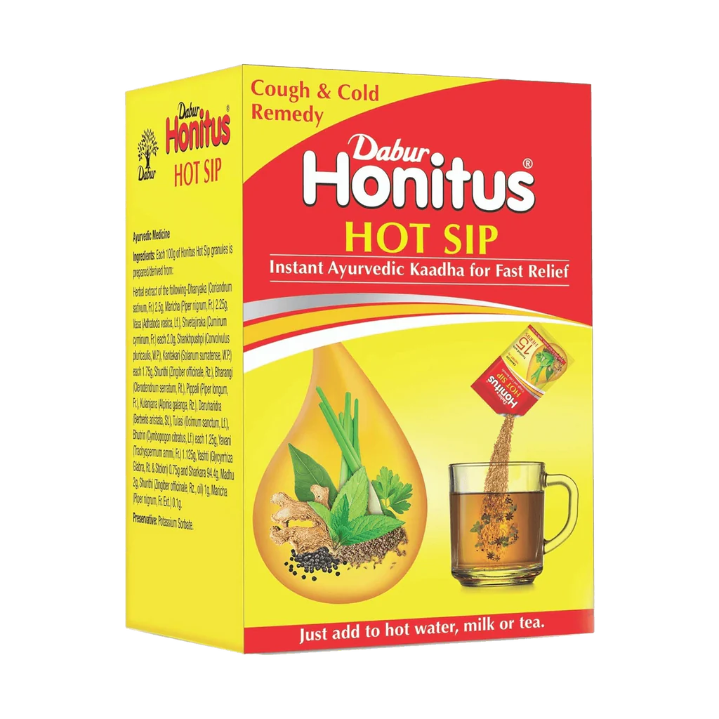 Dabur Ayurvedic Honitus Hot Sip 4g x 7 Sachets