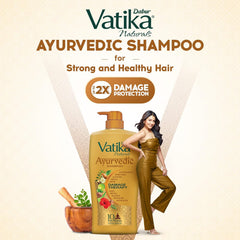 Dabur Vatika Ayurvedic Hair Shampoo 640ml & 1 Liter