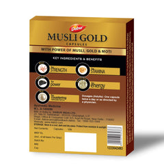 Dabur Ayurvedic Musli Gold Strength,Stamina & Power 10 Capsules