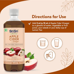 Sri Sri Tattva Ayurvedic Apple Cider Vinegar For Weight Management Acv Juice 500ml
