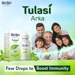 Sri Sri Tattva Ayurvedic Tulasi Arka Anti Viral Supports Respiratory Health 30ml