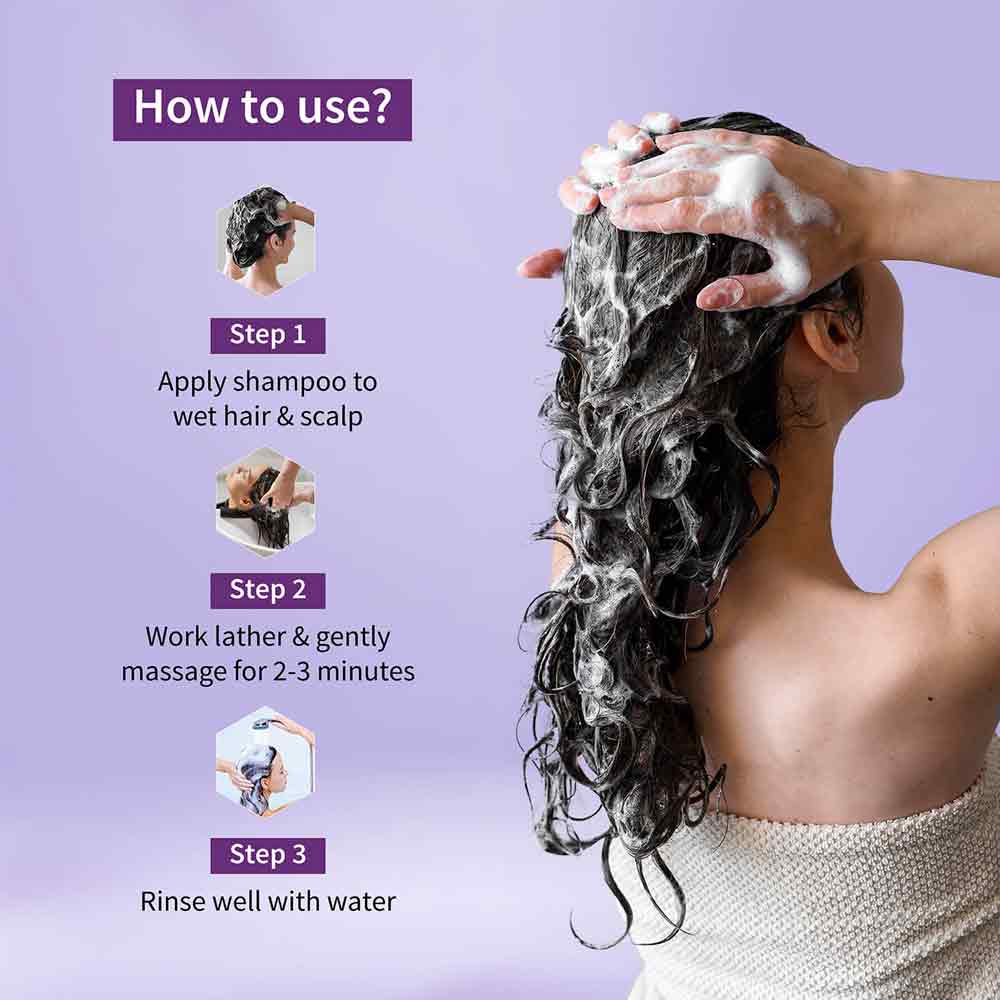 Aimil Ayouthveda Cosmetics Purple Rice Shampoo 200ml