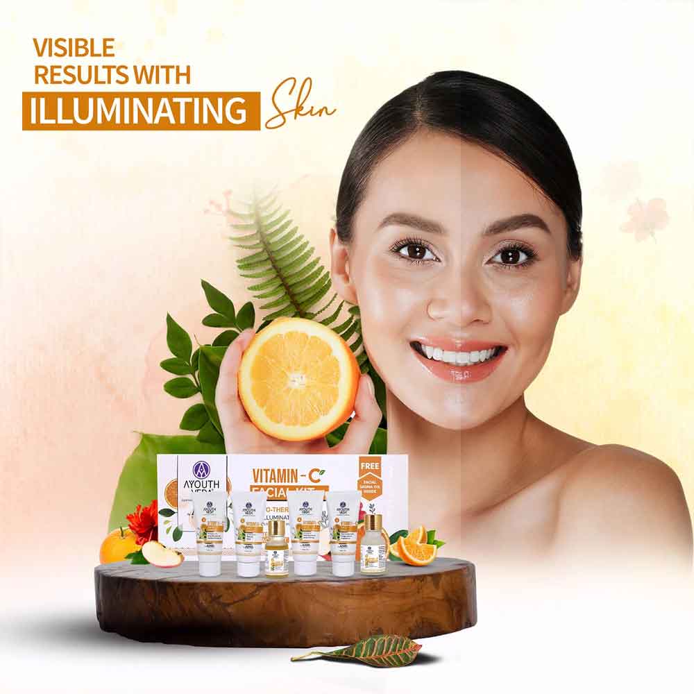 Aimil Ayouthveda Cosmetics Vitamin C Facial Kit 230gm