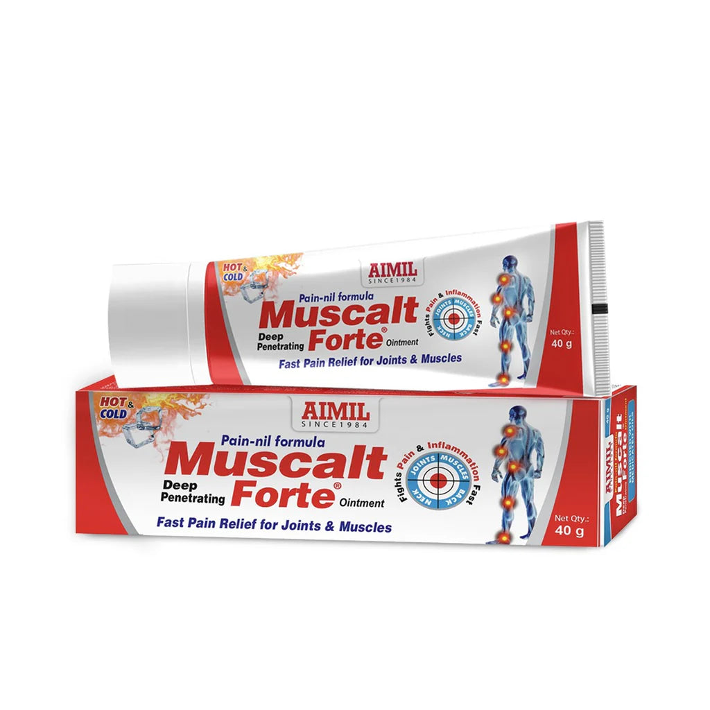 Aimil Ayurvedic Muscalt Fort Tablet,Oil Spray,Ointment & Syrup