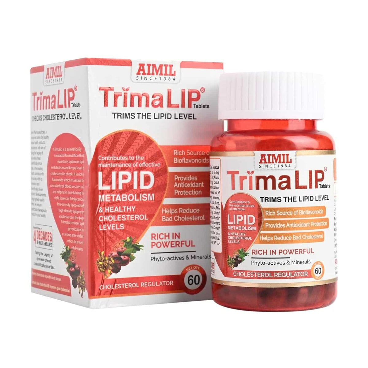 Aimil Pharma TrimaLip Ayurvedic Tablets – 60 Tablets