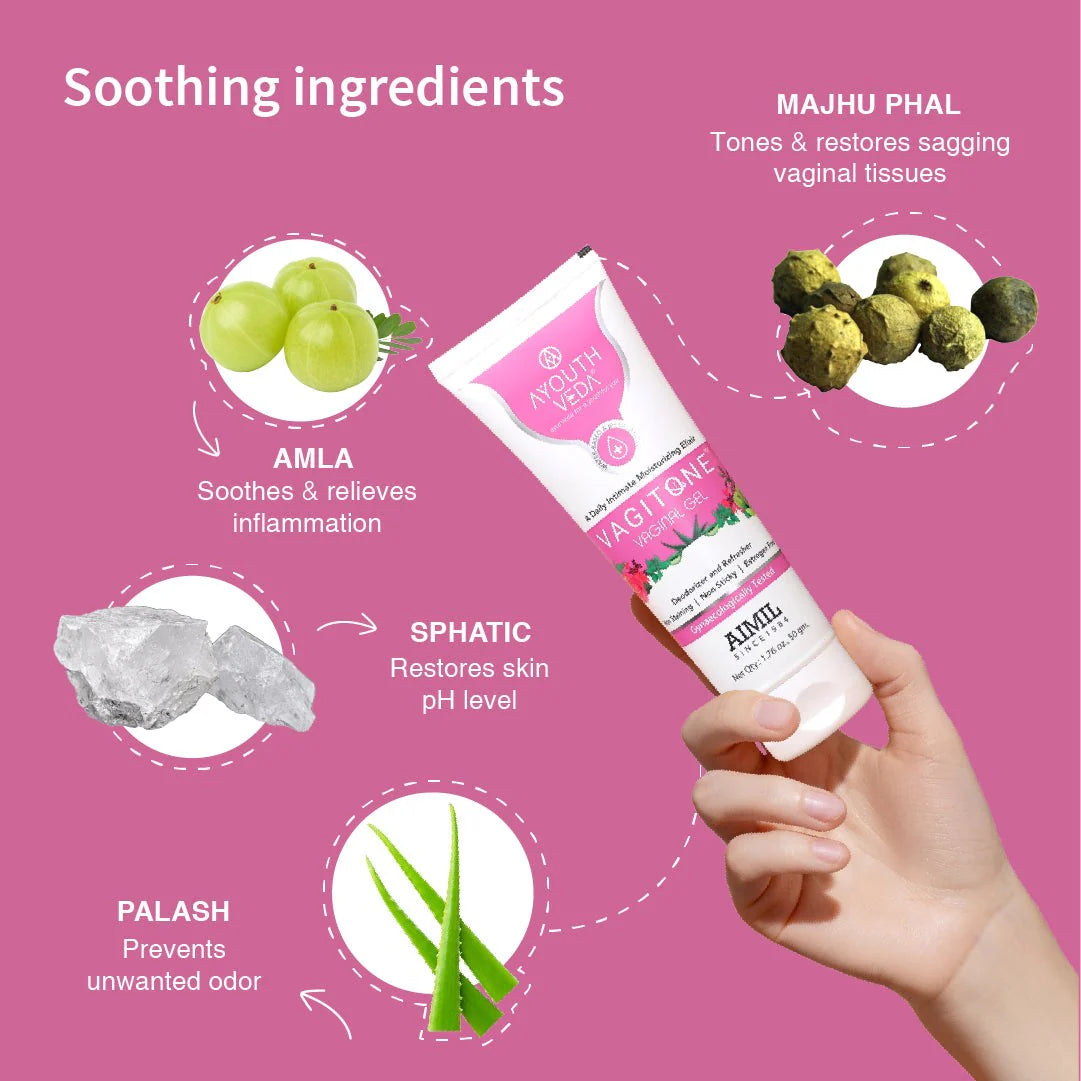 Aimil Ayouthveda Cosmetics Vagitone Vaginal Gel 50gm