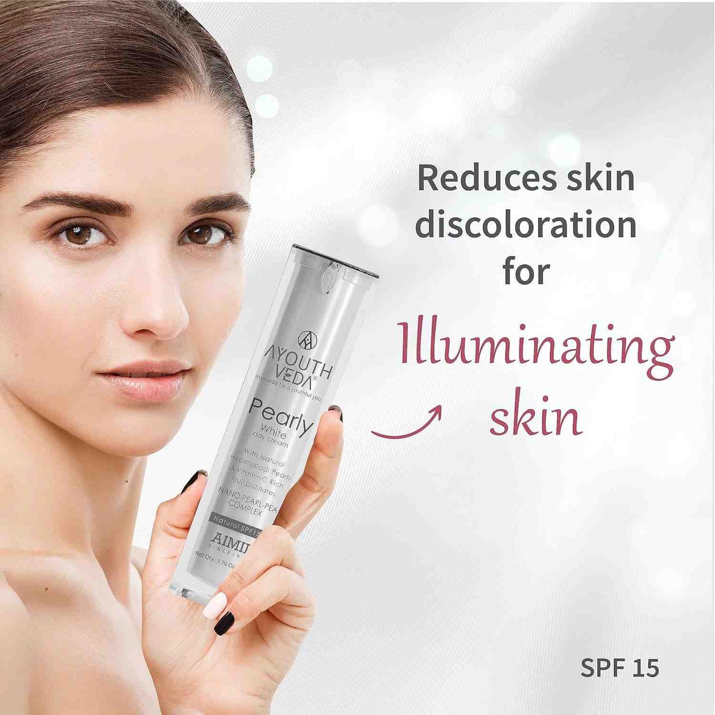 Aimil Ayouthveda Cosmetics Pearly White Day Cream 50gm