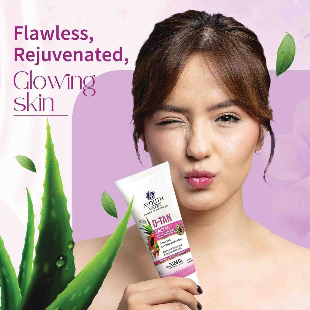 Aimil Ayouthveda Cosmetics D Tan Facial Cleanser 100g