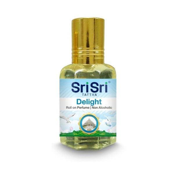 Sri Sri Tattva Aroma Blossom,Divine,Deligth,Jasmine,Rose & Sandal Roll on Perfume