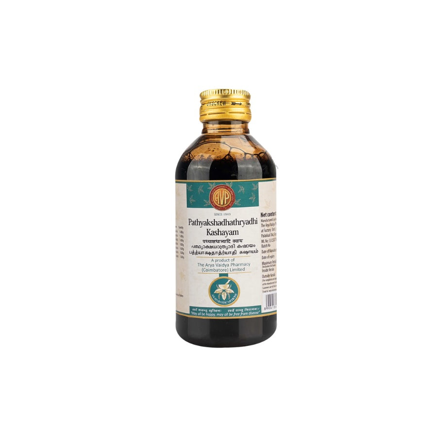 AVP Ayurvedic Pathyakshadhathryadi Kashayam Liquid 200ml