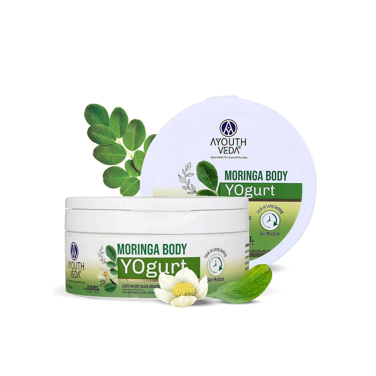 Aimil Ayouthveda Cosmetics Moringa Body Yogurt for All Skin Types 200g