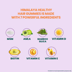 Himalaya Ayurvedic Healthy Hair Gummies 30's & 60's