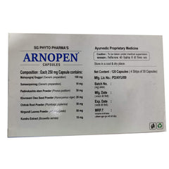 Sg Phyto Pharma Ayurvedic Arnopen Capsule,Ointment & Liniment