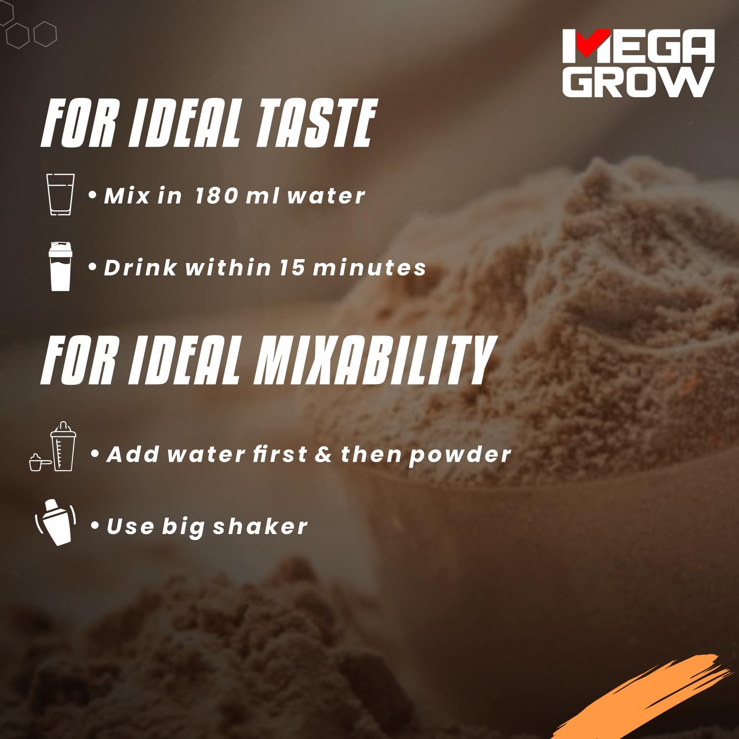 Leeford Megagrow Isolate Whey Protein Powder Vanilla Flavored With Shaker 1 Kg