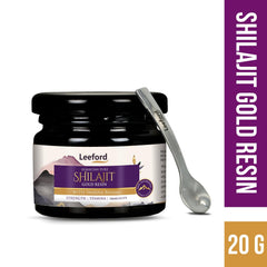 Leeford Himalyan Pure Shilajit Gold Resin With Swarna Bhasma 20g