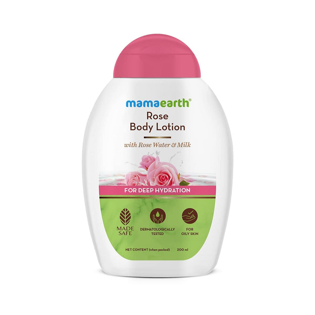 Mamaearth Rose Body Lotion with Rose Water and Milk 200ml