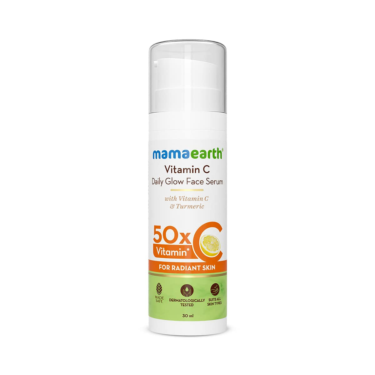 Mamaearth Vitamin C Daily Glow Face Serum With Vitamin C & Turmeric for Radiant Skin