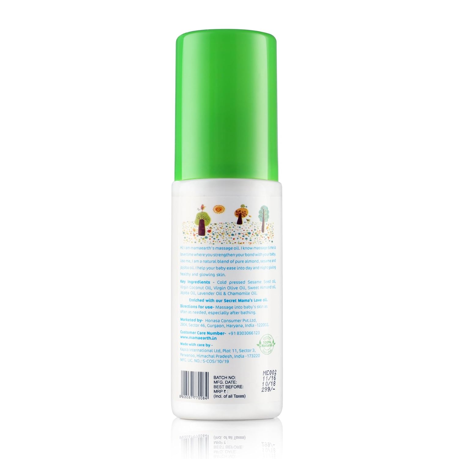 Mamaearth Soothing Massage Oil