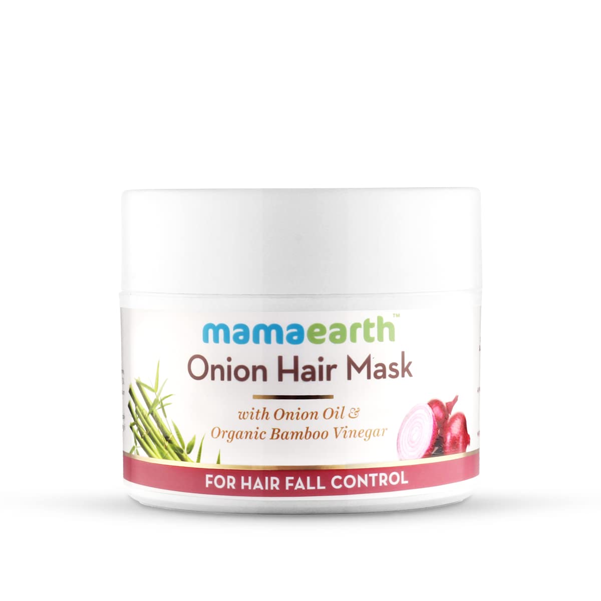 Mamaearth Onion Hair Mask For Hair Fall Control With Onion Oil and Organic Bamboo Vinegar 200ml