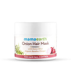 Mamaearth Onion Hair Mask For Hair Fall Control With Onion Oil and Organic Bamboo Vinegar 200ml