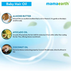 Mamaearth Nourishing Hair Oil for babies 100ml & 200ml