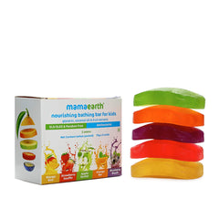 Mamaearth Nourishing Bathing Bar Soap For Kids Pack of 5 X 75g