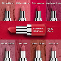 Mamaearth Creamy Matte Long Stay Lipsticks 4.2g