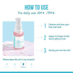 Acne Squad Pore Minimising Super Shield Serum Jelly with 10% Niacinamide 30ml