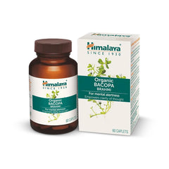 Himalaya Ayurvedic Organic Bacopa Brahmi 30 & 60 Caplets