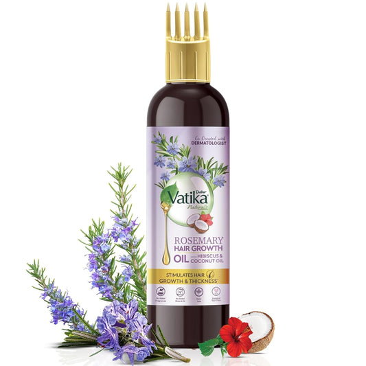 Dabur Ayurvvedic Vatika Rosemary Hair Growth Oil With Hibiscus & Coconut Oil 200ml