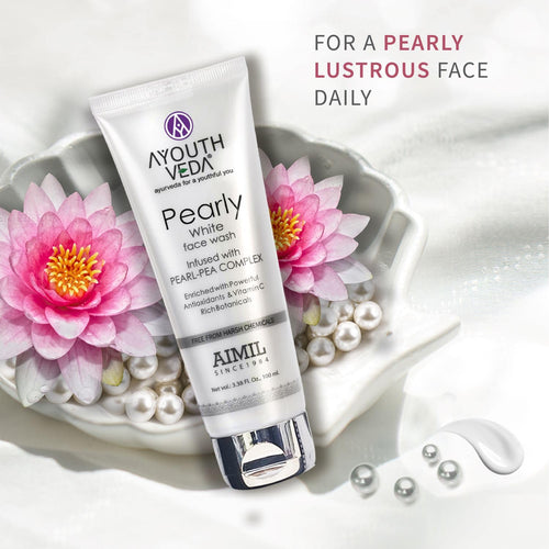 Aimil Ayouthveda Cosmetics Pearly White Facewash 100ml