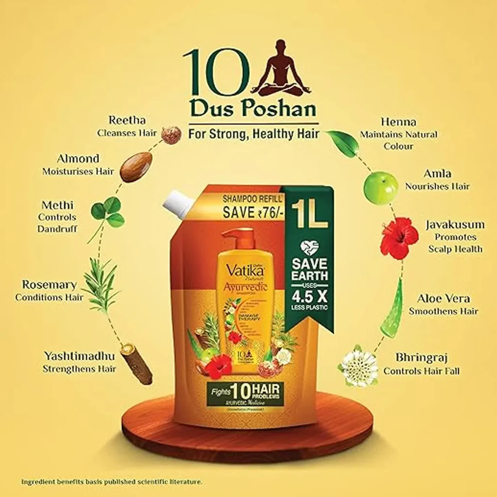 Dabur Vatika Ayurvedic Hair Shampoo