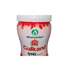 Dhanvantari Ayurvedisches Antazidum, nützlich bei Harnverbrennung und Kalziummangel, Gulkand-Paste, 400 g