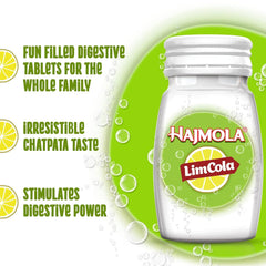 Dabur Hajmola Tasty Digestive Anardana,Chatcola,Imli,Limcola,Pudina & Regular 120 Tablets