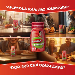 Dabur Hajmola Tasty Digestive Anardana,Chatcola,Imli,Limcola,Pudina & Regular 120 Tablets