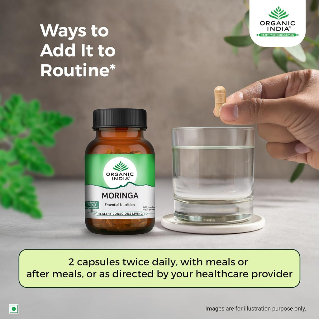 Organic India Organic Moringa Powder & Capsule