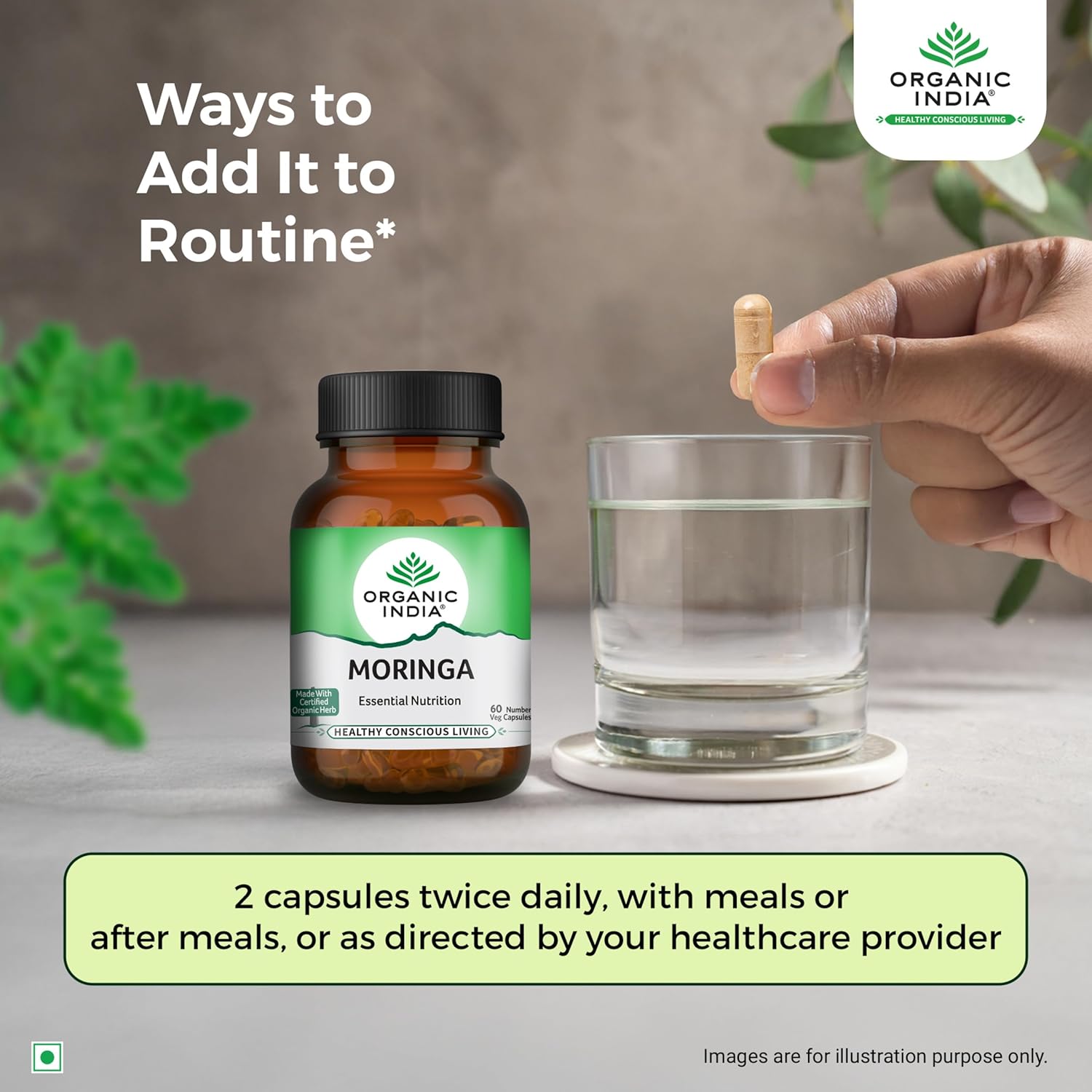 Organic India Organic Moringa Powder & Capsule