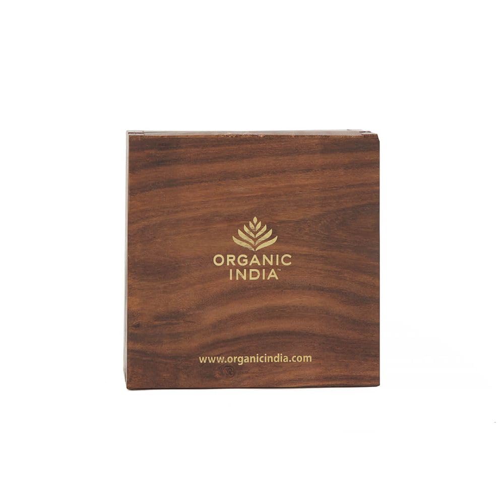 Organic India Wooden Gift Box 60 Teabags