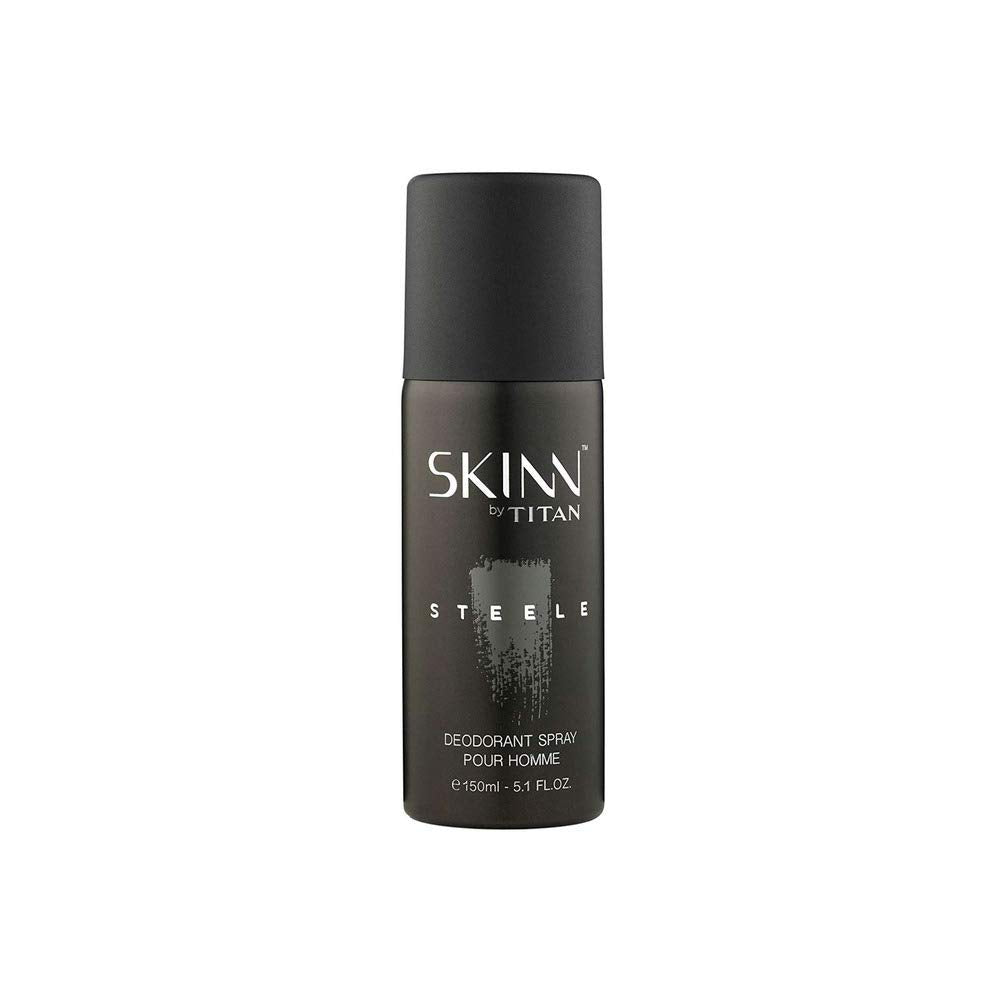 Skinn by Titan Deodorant Spray Pour Homme Raw,Steele &amp; Amalfi Bleu für Männer 150ml