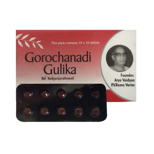 AVP Gorochanadi Gulika Ayurvedic Tablets – 100 Tablets