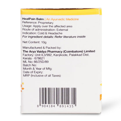 AVP Ayurvedic Heal Pain Balm 2 X 10g