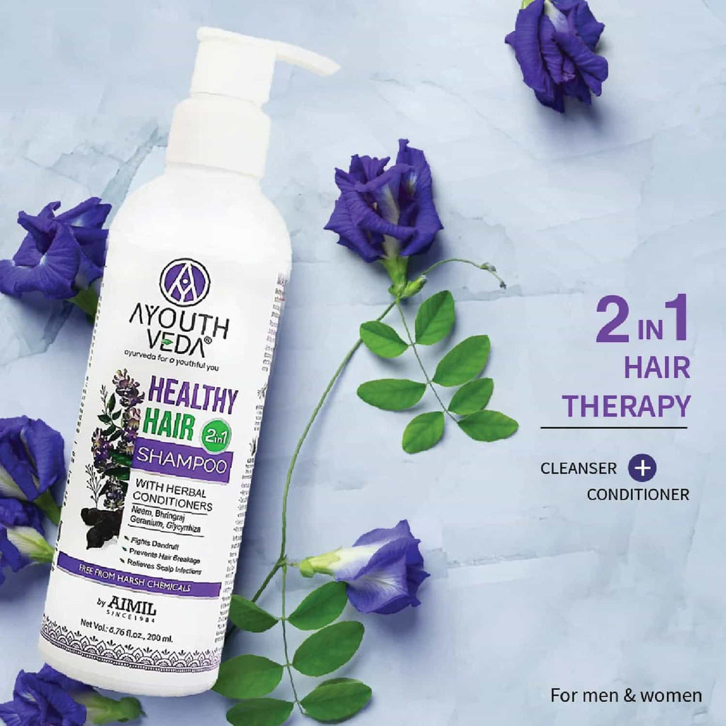 Aimil Ayouthveda Healthy Hair Shampoo with Bhringraj & Shikakai – 200ml