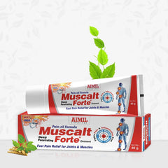 Aimil Ayurvedic Muscalt Fort Joint Wellness Reduces Pain Tablet,Oil Spray,Ointment & Syrup