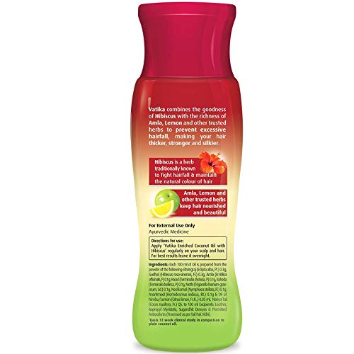 Dabur Ayurvedic Vatika Enriched Coconut Hair Oil with Hibiscus 150ml