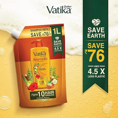 Dabur Vatika Ayurvedic Hair Shampoo 640ml & 1 Liter