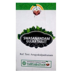 Vaidyaratnam Swasanandam Gulika 100 Tablets