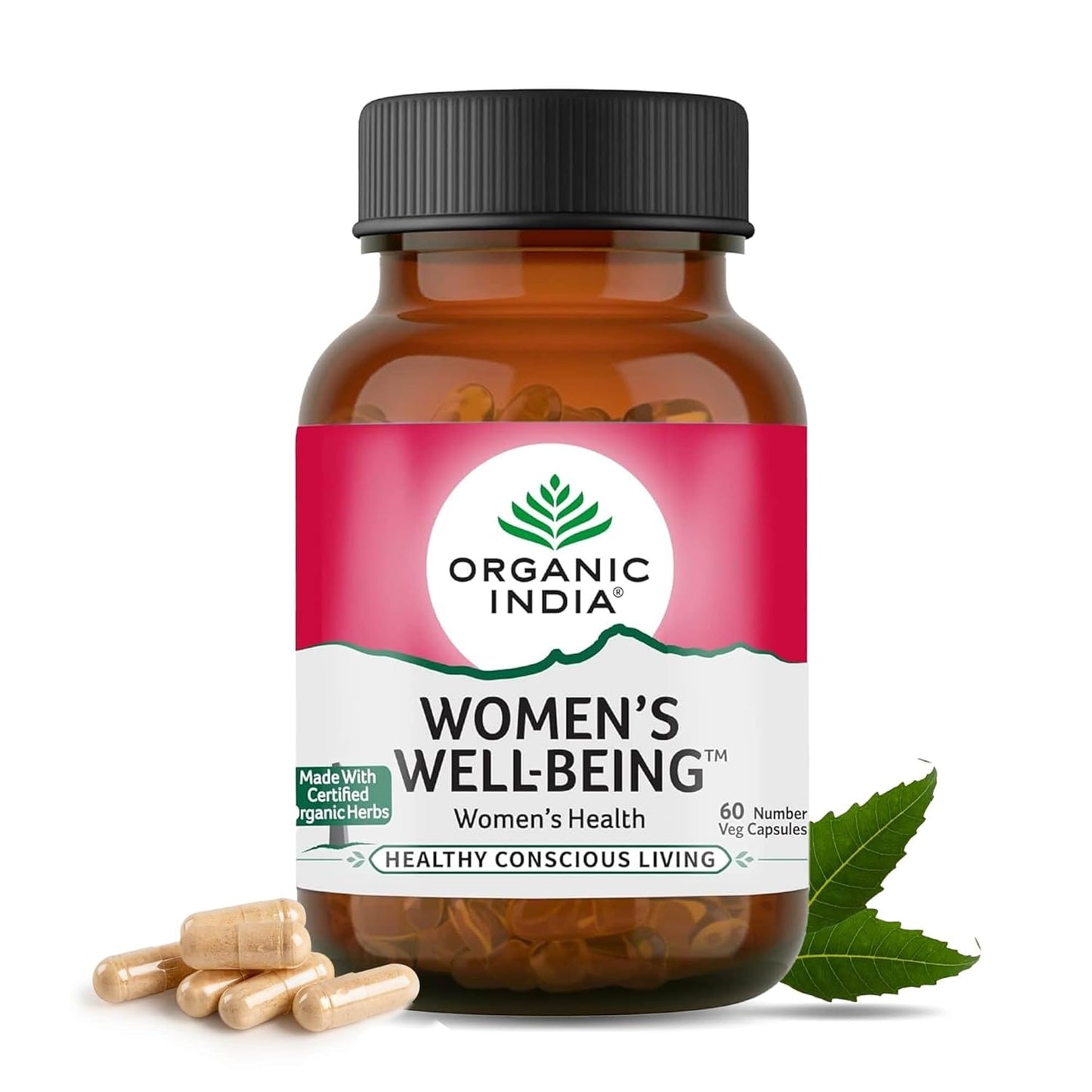Organic India Women's Well Being to Manage Women's Hormonal Changes Capsule