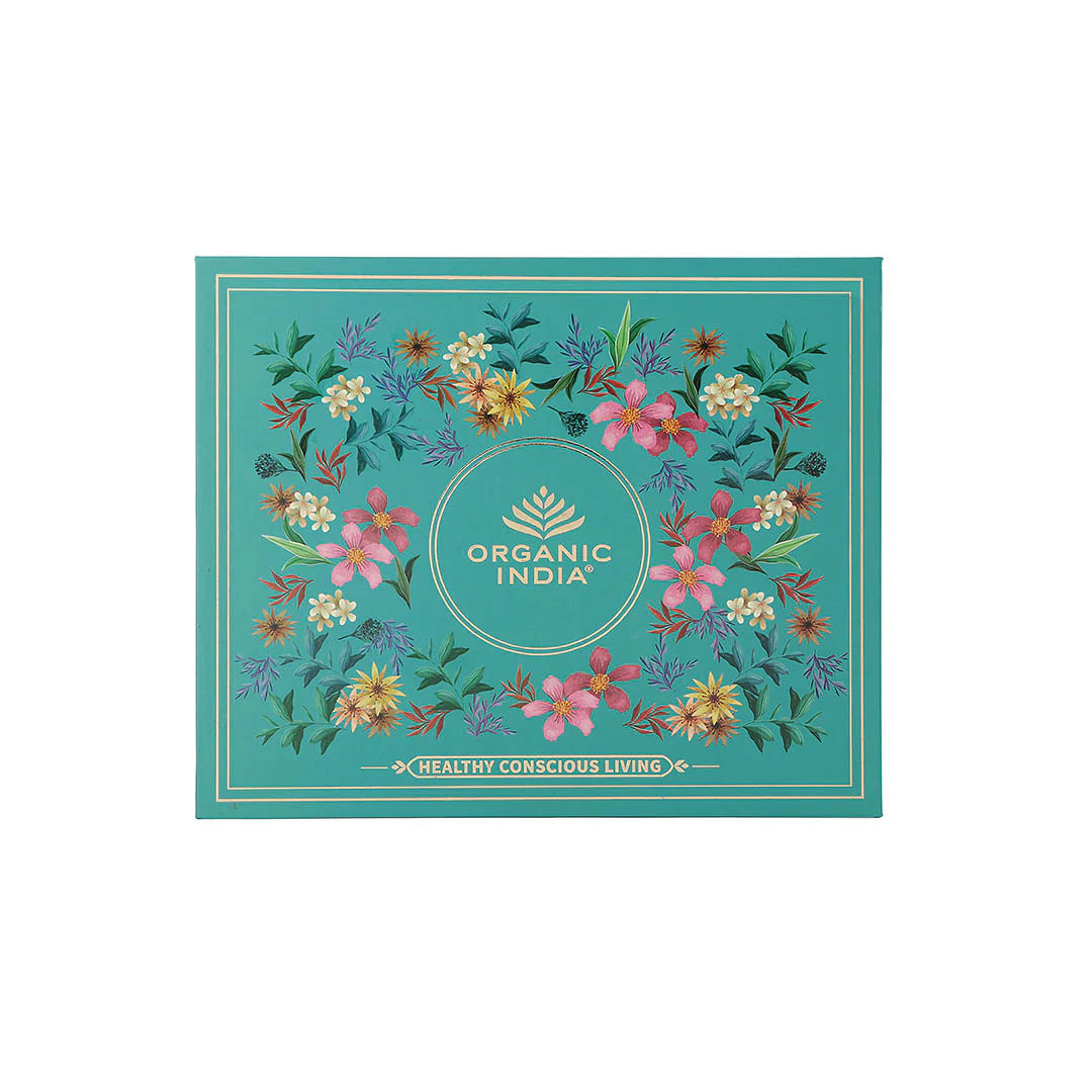 Organic India Exotic Brew Green Tea Infusion Gift Box Set