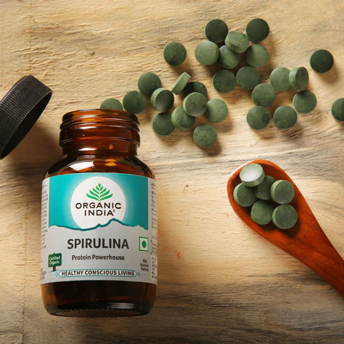 Organic India Spirulina 120 Tablets